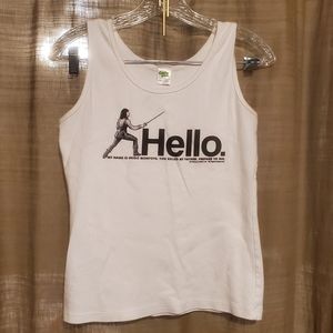 Inigo Montoya Princess Bride Tank Size L